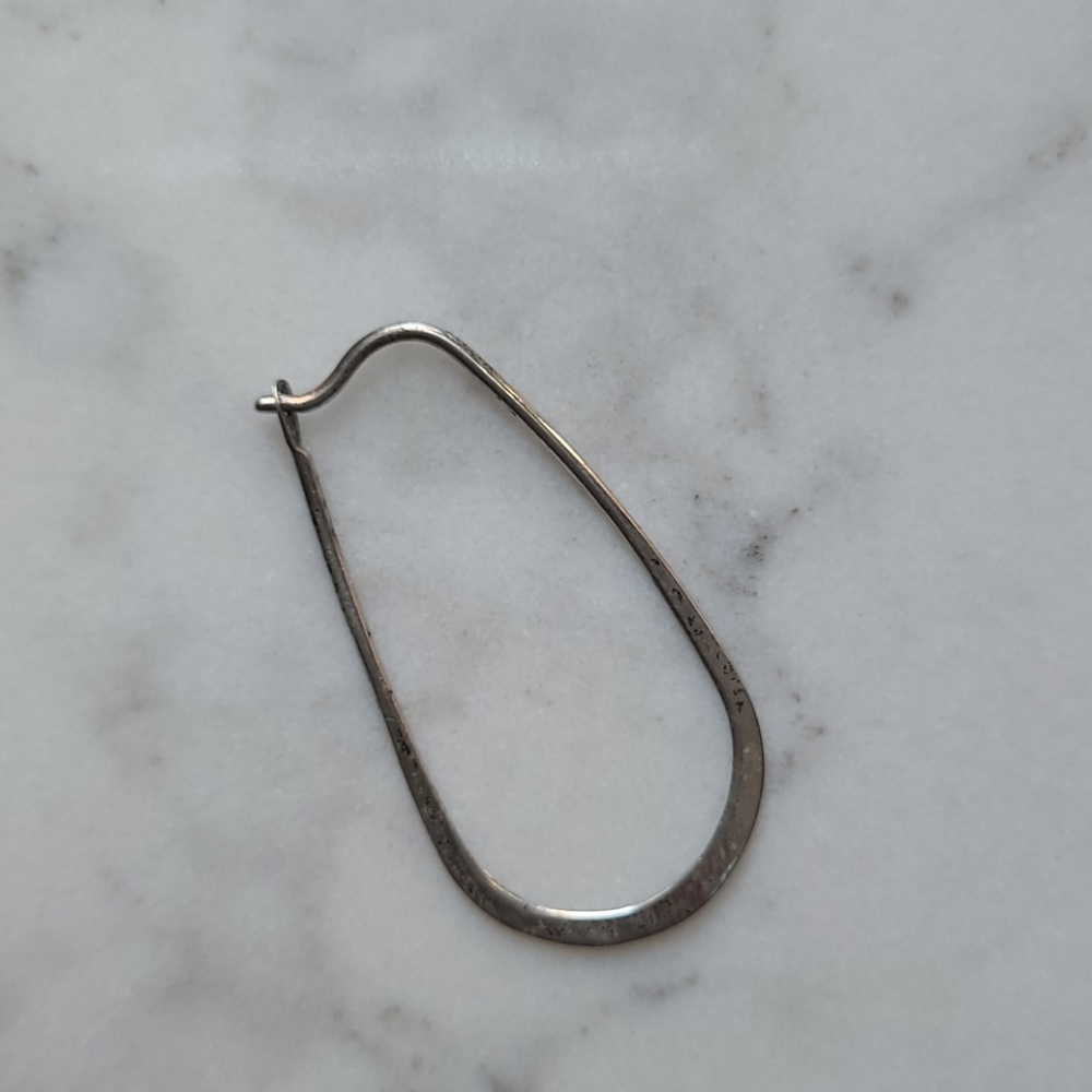 Delicate Silver Hoops - Picture 3 of 4